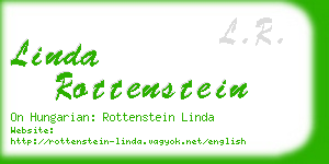linda rottenstein business card